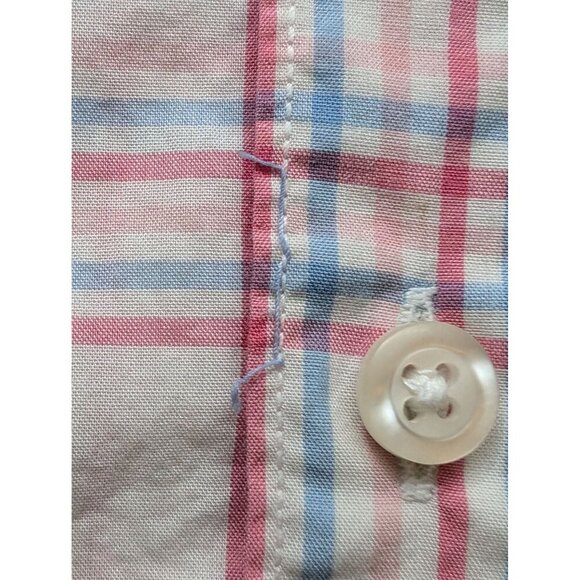 Bonobos Plaid Button-Down Shirt Mens Medium 100% Cotton Preppy Slim Business - Picture 8 of 9